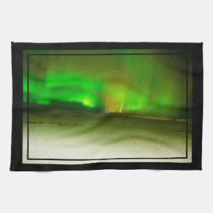 Northern Lights Dishtowel Tea Towel
