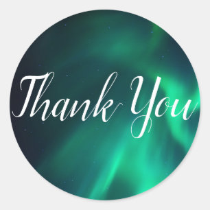 Northern Lights Favour Stickers