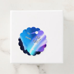Northern Lights Favour Tags