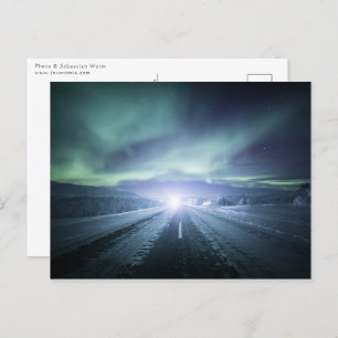 Northern Lights Finland Postcard
