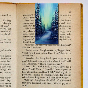 Northern Lights Folding Bookmarks Bookmarkers Business Card