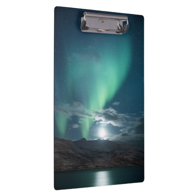 Northern Lights Full Moon Clipboard (Right)
