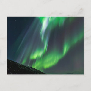 Northern Lights Glowing   North Iceland Postcard