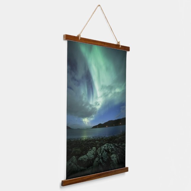 Northern Lights Hanging Tapestry (Angled)