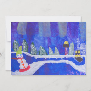 Northern Lights Holiday Card