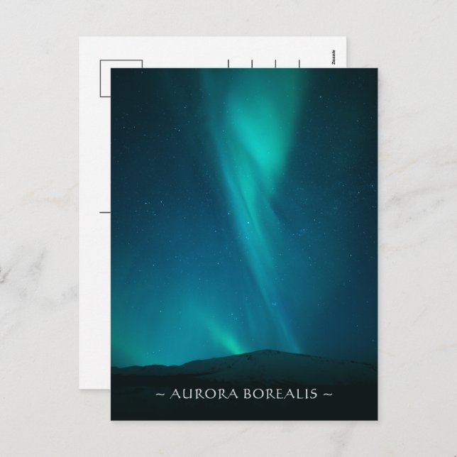 Northern Lights  Holiday Postcard (Front/Back)