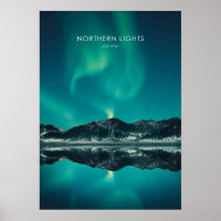 Northern Lights, Iceland Travel Artwork
