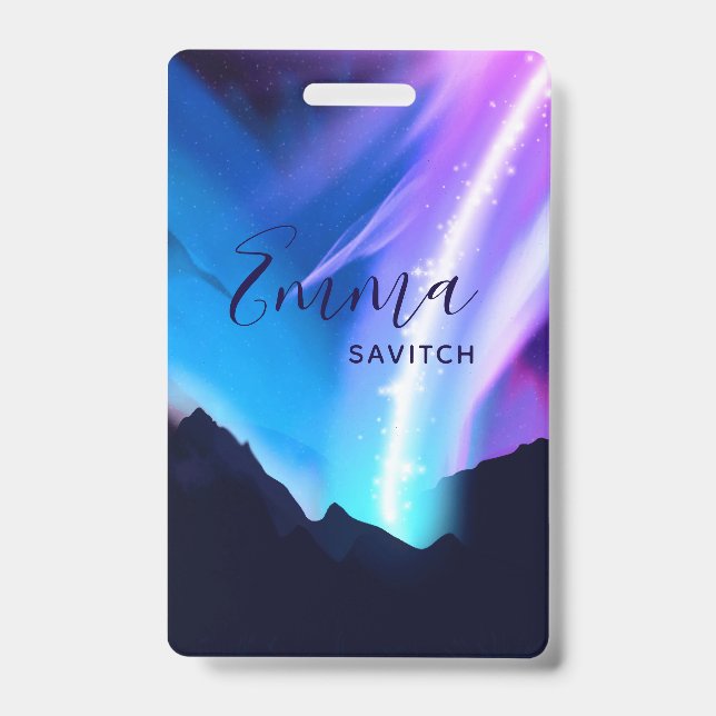 Northern Lights ID Badge (Front)
