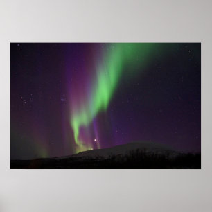 Northern Lights in Lappland, Sweden Poster