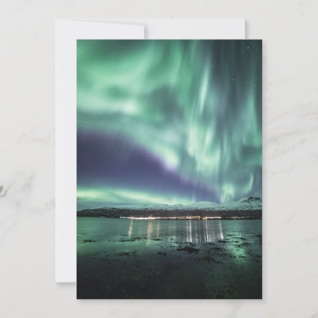 Northern Lights in Norway Card (Front)
