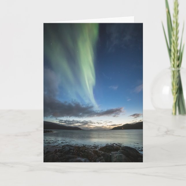 Northern Lights in Norway Card (Front)