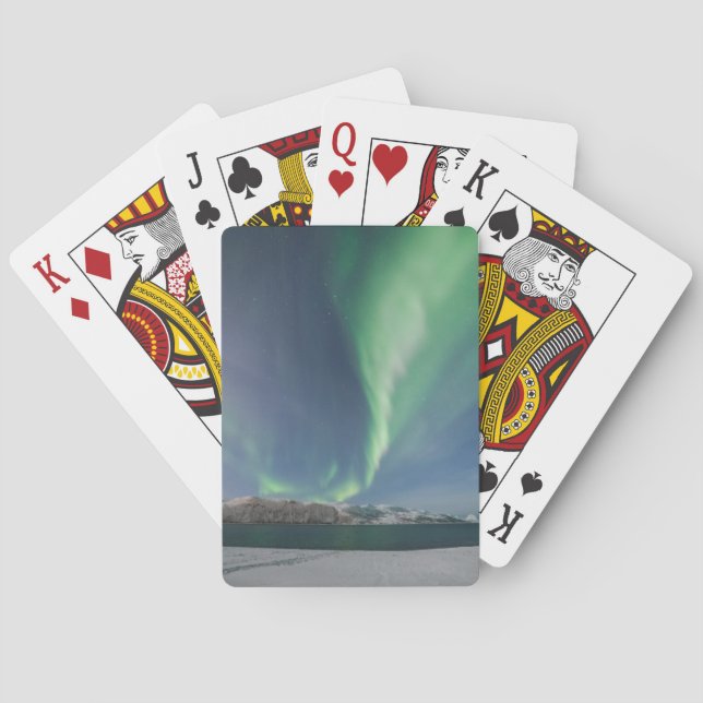 Northern Lights in Norway Playing Cards (Back)