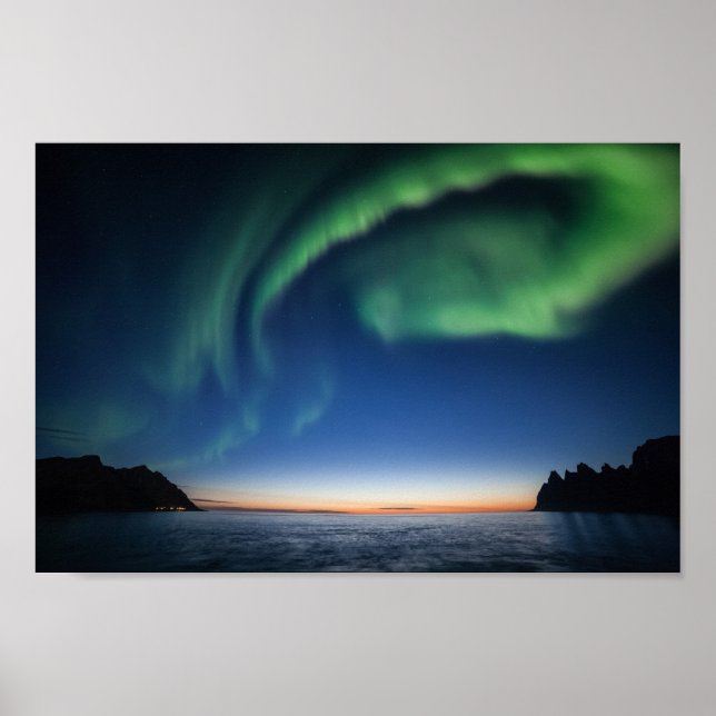 Northern Lights in Norway Poster (Front)