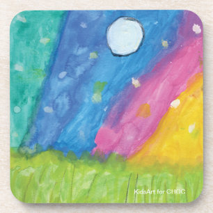 Northern Lights - KidsArt for CHOC Coaster