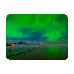 Northern Lights   Lake Winnipeg Canada, Manitoba Magnet