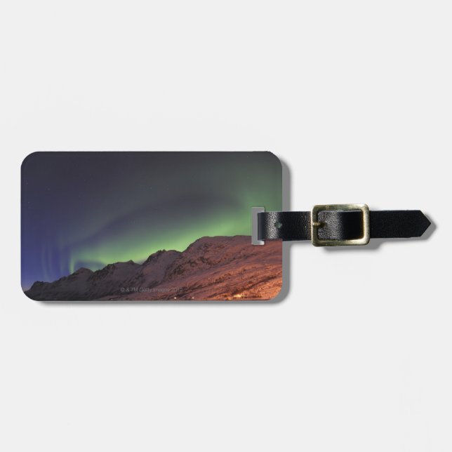 Northern Lights Luggage Tag (Front Horizontal)