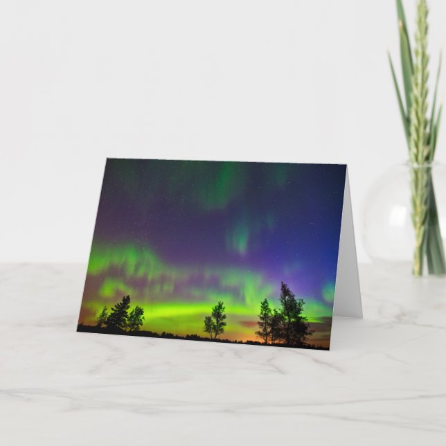 Northern Lights | Manitoba Canada Card (Front)