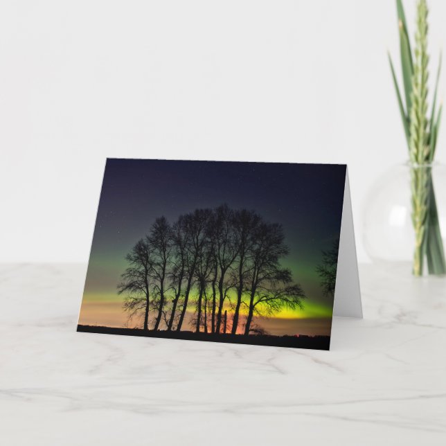 Northern Lights | Manitoba Canada Grande Pointe Card (Front)