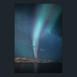 Northern Lights Milky Way Poster<br><div class="desc">Astro photo of the Northern Lights (Aurora borealis) and the Milky Way Galaxy in the north of Norway,  Scandinavia. Photo © Sebastian Worm</div>