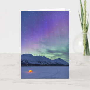 Northern Lights Moose Pass Kenai Peninsula Card