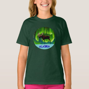 Northern Lights Moose T-Shirt