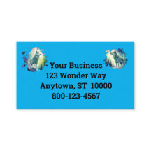 Northern lights multicolor watercolor wolf