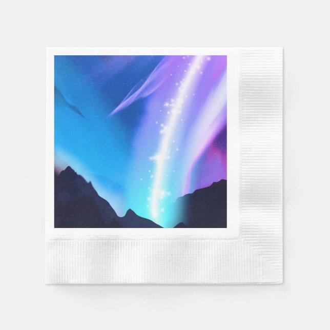 Northern Lights Napkin (Front)