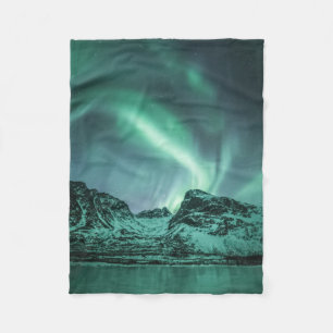 Northern Lights Nature Photo Fleece Blanket