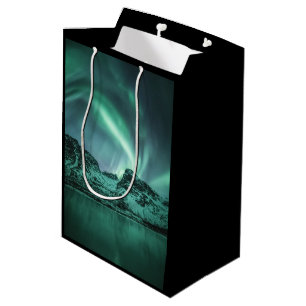 Northern Lights Nature Photo Medium Gift Bag
