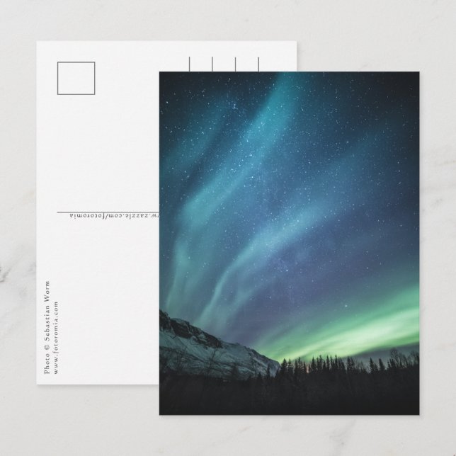 Northern Lights Nature Photo Postcard (Front/Back)
