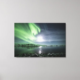 Northern Lights North Norway Canvas Print