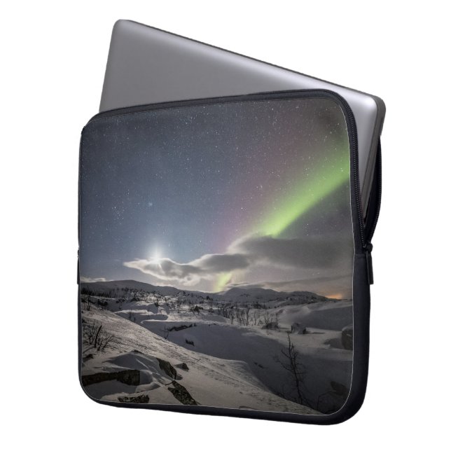 Northern Lights North Norway Laptop Sleeve (Front Left)
