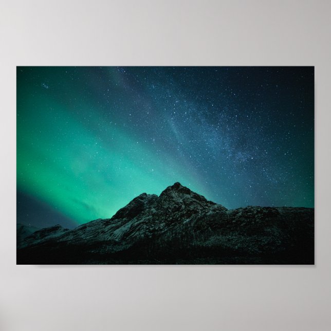 Northern Lights North Norway Poster (Front)
