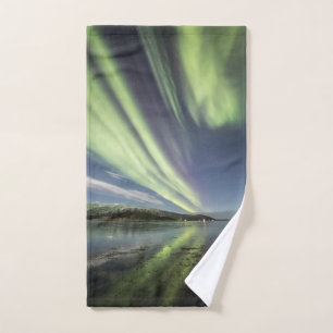 Northern Lights Norway Bath Towel