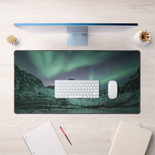 Northern Lights Norway Desk Mat