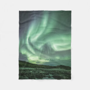 Northern Lights Norway Fleece Blanket