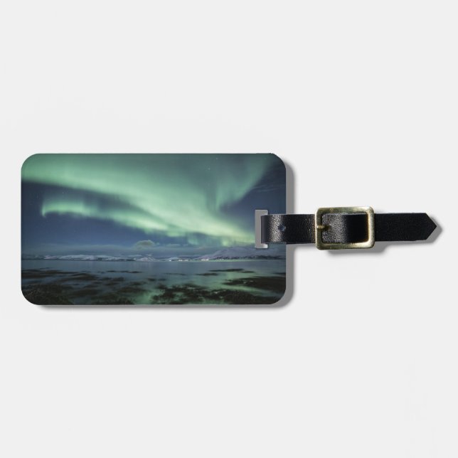 Northern Lights Norway Luggage Tag (Front Horizontal)