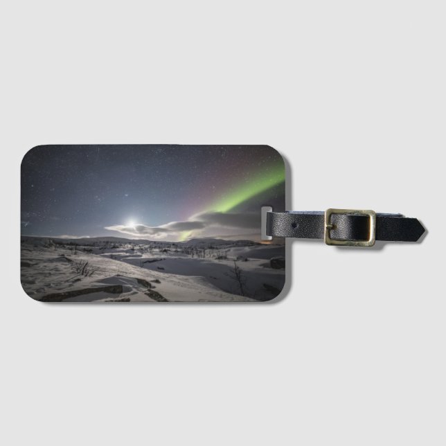 Northern Lights Norway Luggage Tag (Front Horizontal)