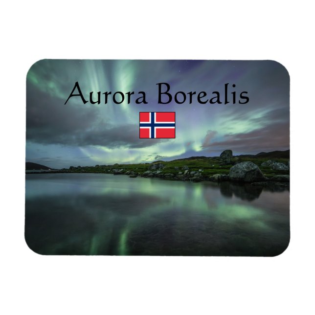 Northern Lights Norway Magnet (Horizontal)