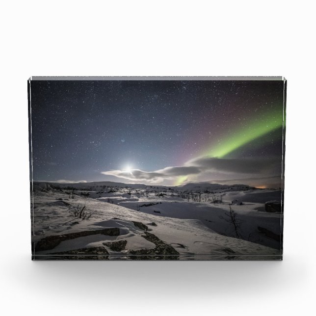 Northern Lights Norway Photo Block (Front)