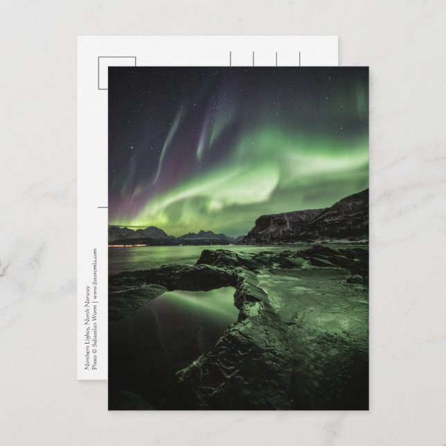 Northern Lights Norway Postcard (Front/Back)