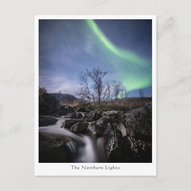 Northern Lights Norway Postcard (Front)