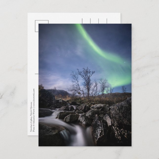 Northern Lights Norway Postcard (Front/Back)