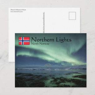 Northern Lights Norway Postcard