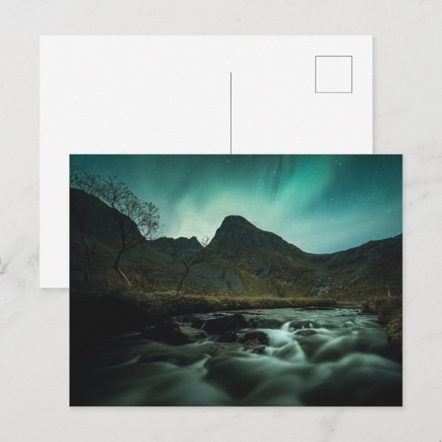 Northern Lights Norway Postcard (Front/Back)