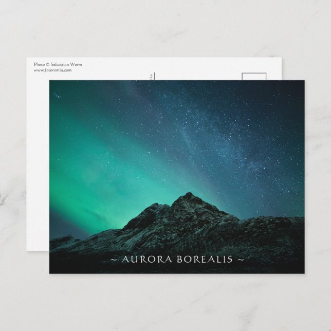 Northern Lights Norway Postcard (Front/Back)
