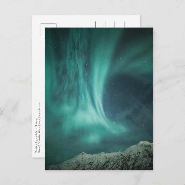 Northern Lights Norway Postcard (Front/Back)