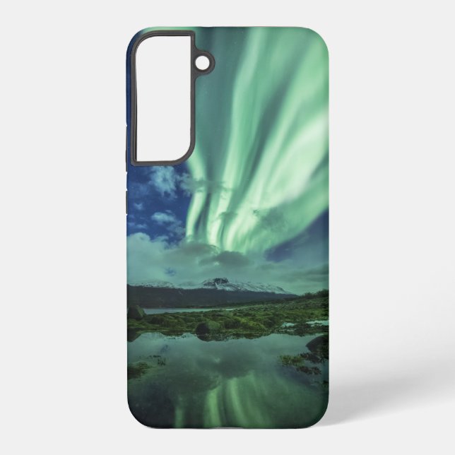 Northern Lights Norway Samsung Galaxy S22+ Case (Back)