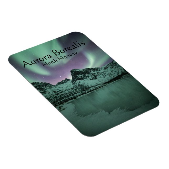 Northern Lights Norway Souvenir Magnet (Right Side)