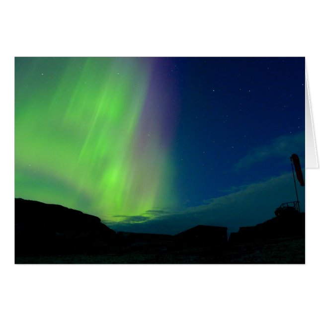 Northern Lights over the Helipad (Front Horizontal)